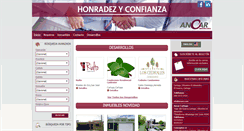 Desktop Screenshot of ancarinmobiliaria.com